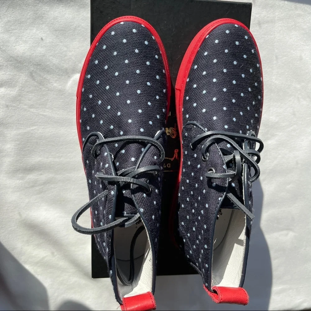 Del Toro, New, Polka Dot Sunbrella Alto Chukka